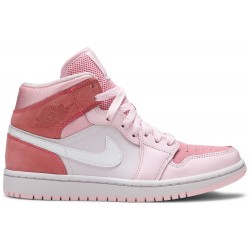 Jordans 1 Mid 'Digital Pink'
 CW5379 600 Weiß/Pollen Jordan Damen